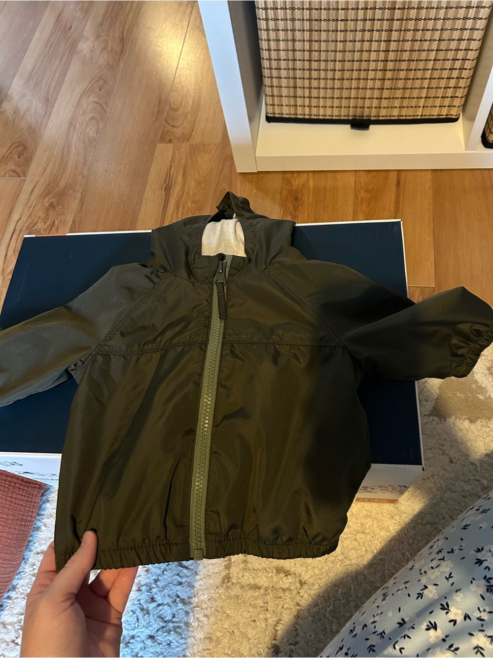 Old navy  Olive Green Hooded Windbreaker Jacket